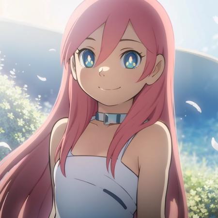 09002-3155476687-Lilulu, 1girl, solo, blue eyes, pink hair, long hair, smile, bare shoulders, upper body, looking at viewer, bangs, choker, close.png